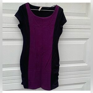Thyme purple/black dress-size Medium